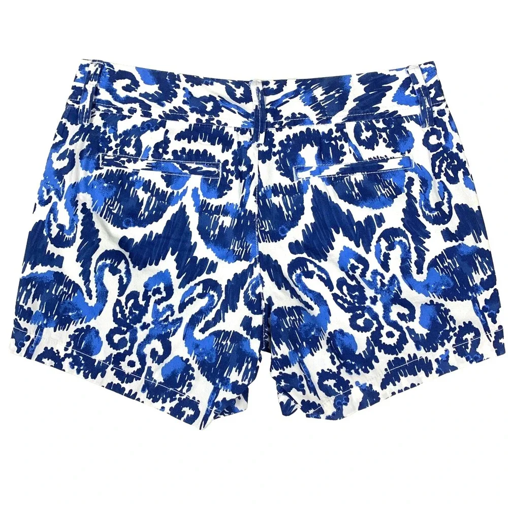 NWT Lilly Pulitzer Callahan 5" Inseam Shorts sz 0 Beach Bathers Ikat Flamingos - Picture 3 of 4